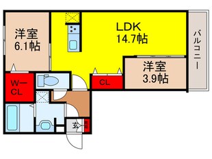 Vier Casa Cの物件間取画像